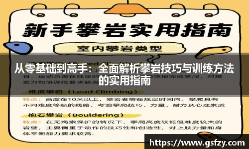 从零基础到高手：全面解析攀岩技巧与训练方法的实用指南